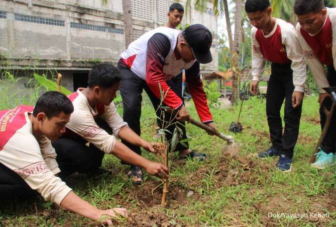 KEHATI dan CIMB Niaga Sasar Pondok Pesantren di Banten, Perluas Pelestarian Bambu