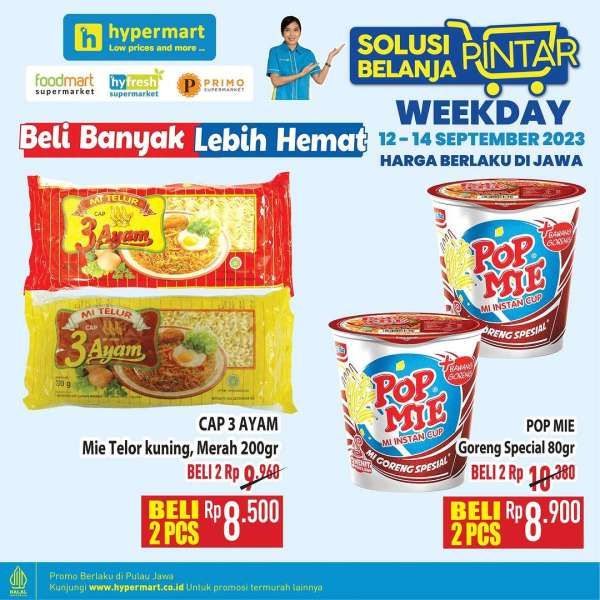 Katalog Promo Hypermart Terbaru 12-14 September 2023, Beli Banyak Lebih Hemat