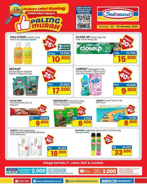 Promo Indomaret Paling Murah 23-29 Oktober 2025