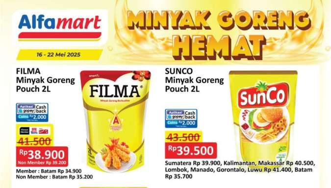 Promo Minyak Goreng Weekday Terbaru Mei 2025, Harga Hemat di Alfamart & Indomaret