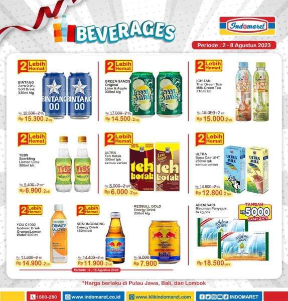 Katalog Harga Promo Indomaret Super Hemat Mingguan 2-8 Agustus 2023