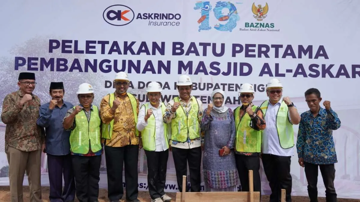 Pasca gempa dan tsunami, Askrindo gandeng Baznas bangun Masjid di Sulawesi Tengah 