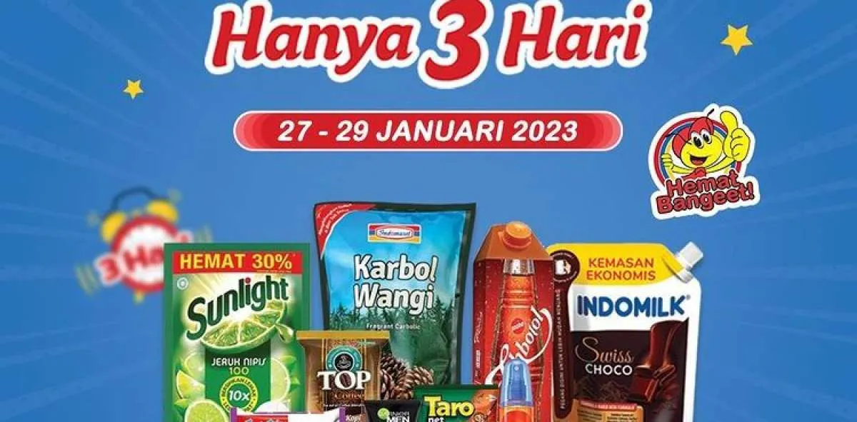 Katalog Harga Promo JSM Indomaret 27-29 Januari 2023, Promo Menarik Selama 3 Hari