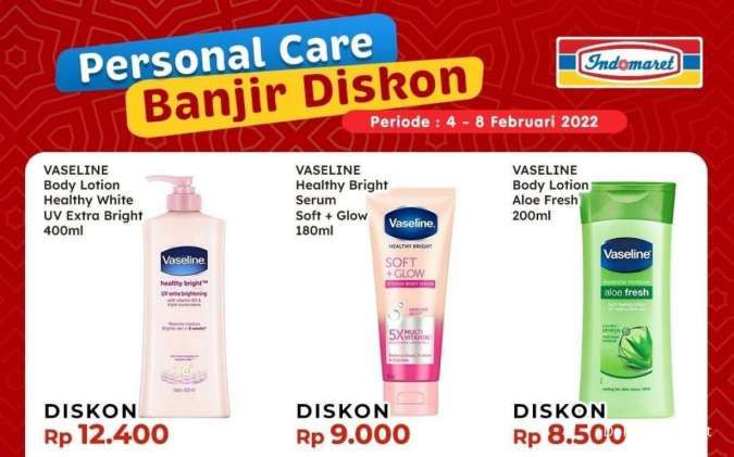 Promo Indomaret Edisi Personal Care, Ada Banjir Diskon sampai 8 Februari 2022