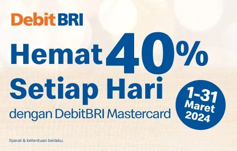 Promo McD x BRI: Diskon 40% McDelivery