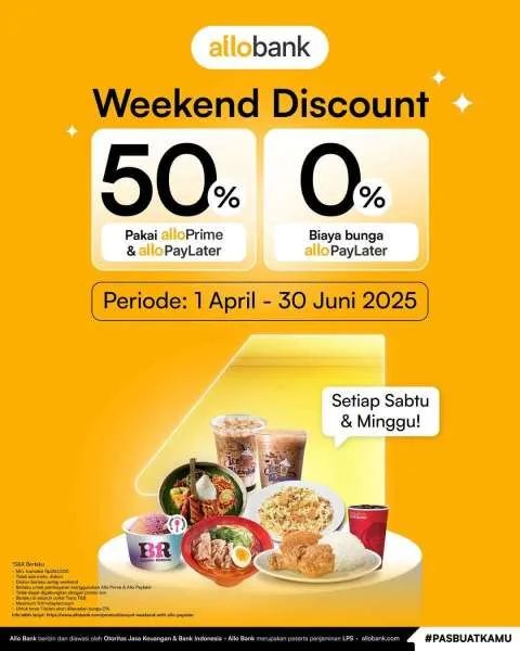 Promo Wendys Allo Bank Sabtu-Minggu