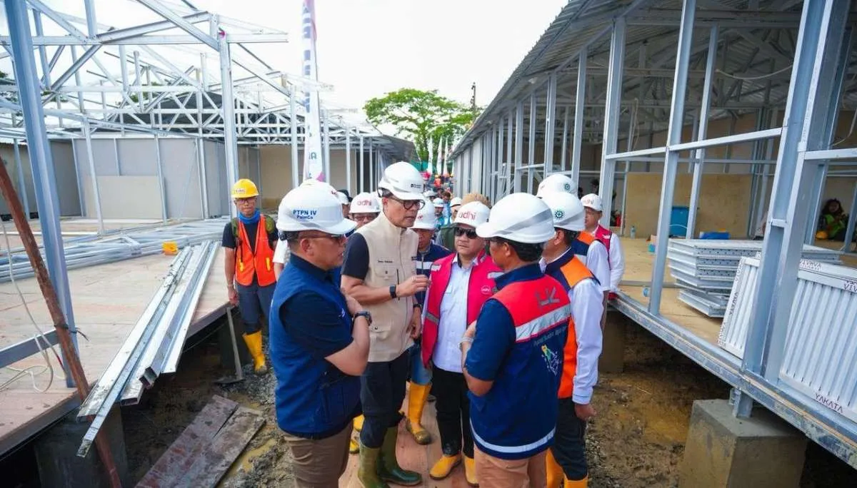 Pemulihan Aceh Tamiang Dipercepat, 600 Hunian Sementara Telah Dibangun