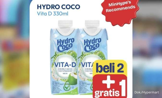 Promo Hypermart Beli Banyak Lebih Hemat 28 Nov-4 Des 2025, Beli 2 Gratis 1 Hydro Coco