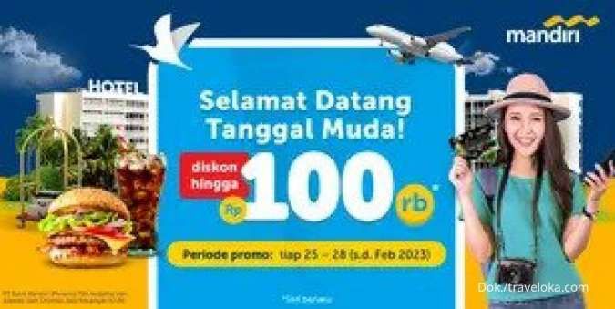 Promo Kartu Mandiri VISA Debit Platinum, Diskon Produk Traveloka hingga Rp 100.000