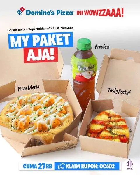 Promo Dominos Pizza My Paket Super Hemat