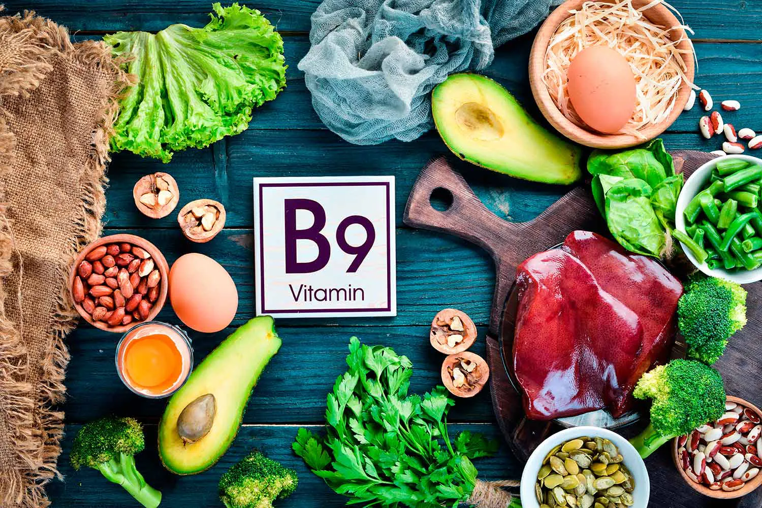 Makanan mengandung folat atau vitamin b9
