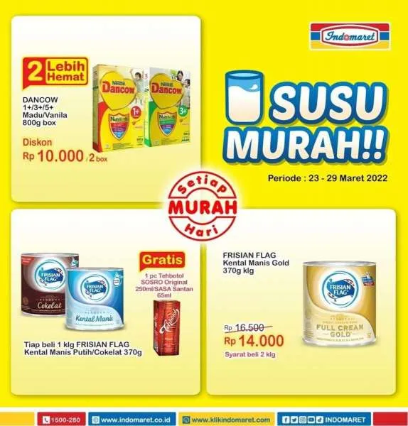Promo Indomaret Super Hemat Periode 23-29 Maret 2022