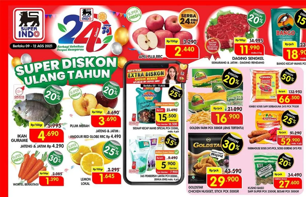 Promo Superindo 12 Agustus 2021, diskon terakhir sebelum JSM!