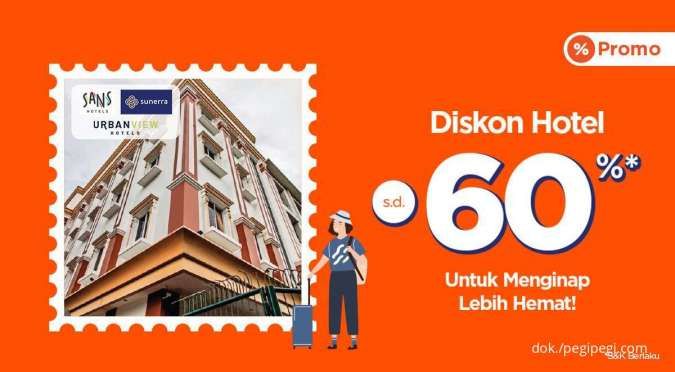 Promo PegiPegi s.d 21 Juli 2022, Diskon Hotel Urbanview, SANS, dan Sunera hingga 60%