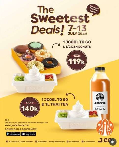 Promo J.CO Mingguan Mulai 7-13 Juli 2025