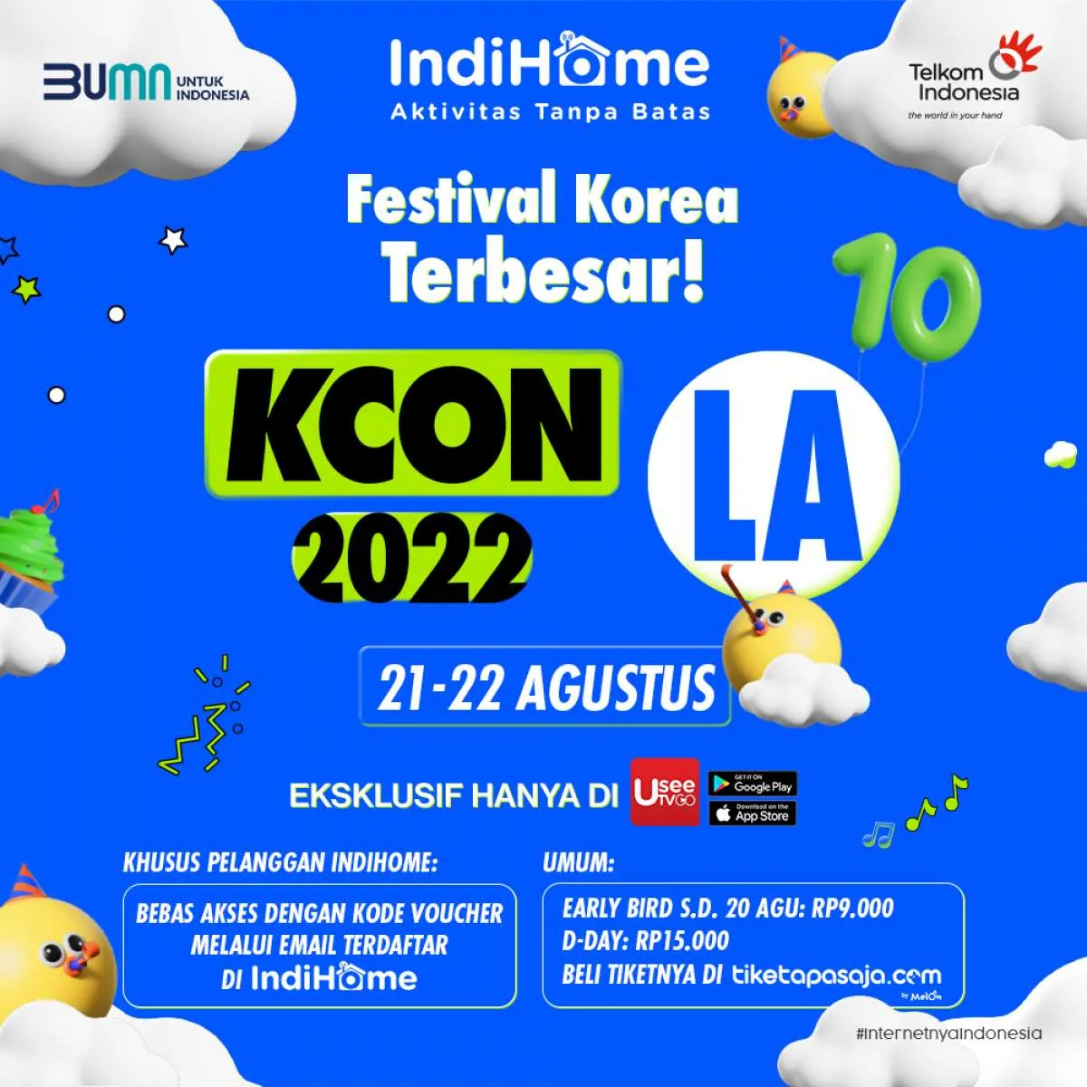 Saksikan Konser Kpop Internasional KCON 2022 LA di UseeTV Go