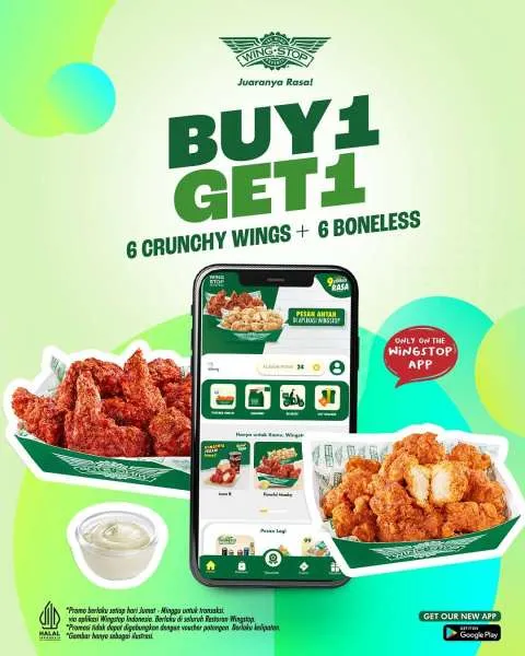 Promo Wingstop Buy 1 Get 1