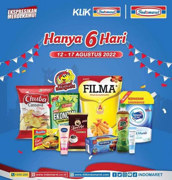 Katalog Promo Indomaret Hanya 6 Hari Periode 12-17 Agustus 2022