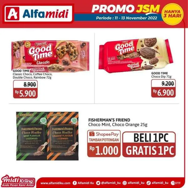 Promo JSM Alfamidi Periode 11-13 November 2022