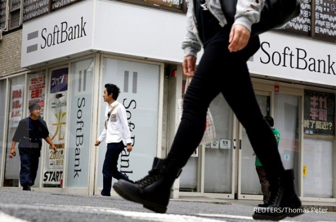 Saham Softbank terjungkal pasca akuisisi 