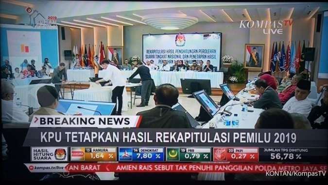 Saksi BPN Prabowo-Sandiaga tolak tanda tangani hasil pemilu yang ditetapkan KPU