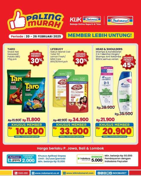 Promo Indomaret 20-26 Februari 2025 Paling Murah