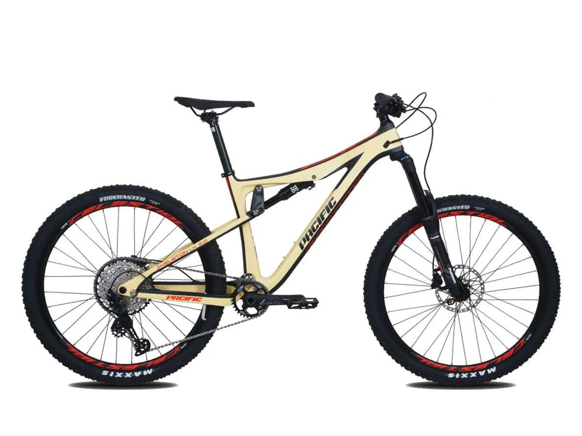 Usung aksen warna tulang, harga sepeda gunung Pacific Skeleton LX 2.0 kuras kantong