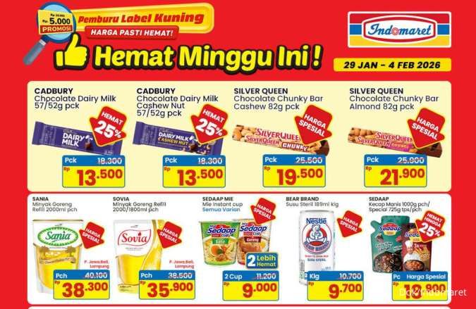 Promo Indomaret 29 Januari-4 Februari 2026, Susu dan Kecap Sedaap Hemat