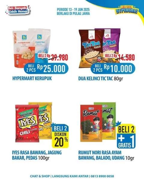 Promo Hypermart Beli Banyak Lebih Hemat Periode 13-19 Juni 2025