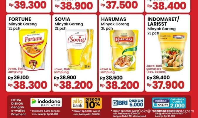 Promo Minyak Goreng di Indomaret Hari Ini 5 Februari 2025, Diskon Rp 5.000 dengan BRI