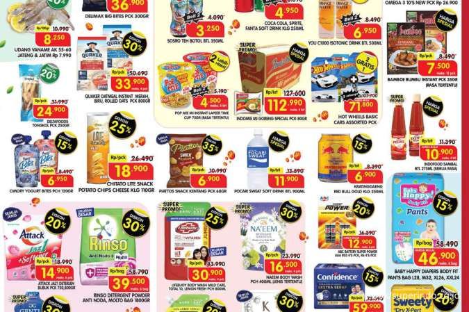 Promo JSM Superindo Gajian 27-29 Juni 2025, Telur Omega-3 dan Indomie Harga Spesial