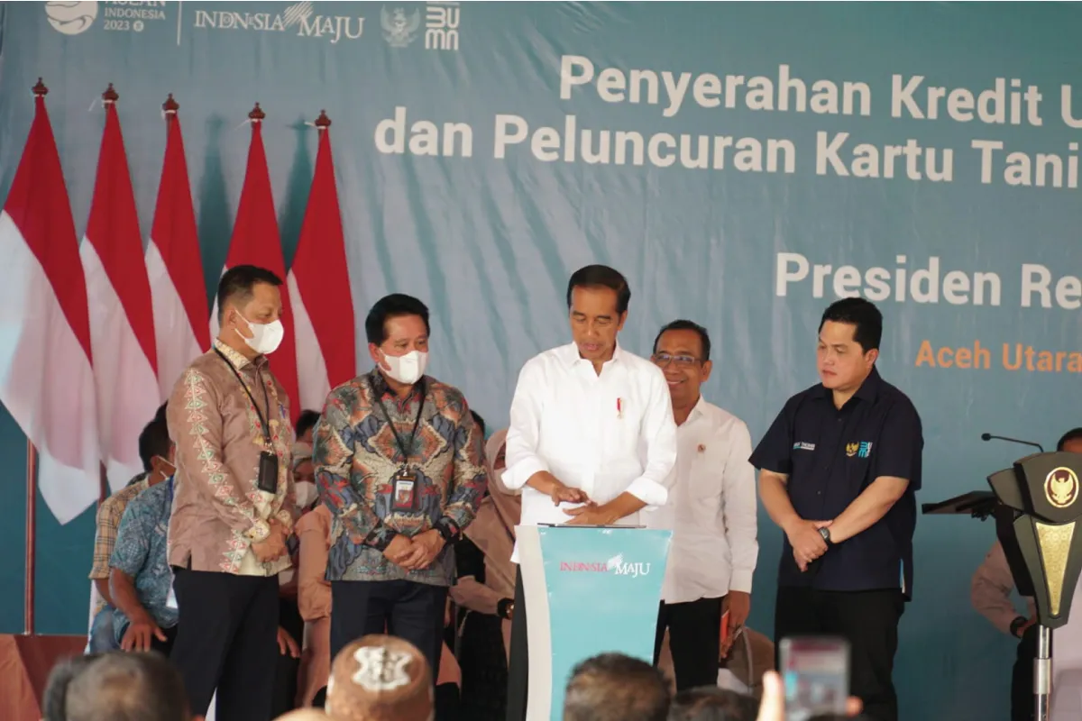Dukung Ketahanan Pangan, Presiden Luncurkan Kartu Tani Digital dan KUR BSI di Aceh