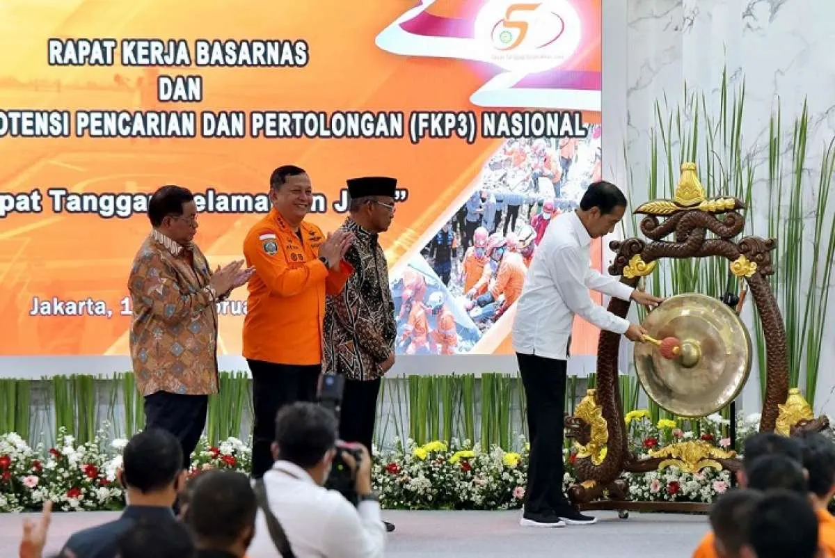 Buka Rapat Kerja Basarnas, Presiden Jokowi: Potensi Bencana Dunia Meningkat 5X Lipat