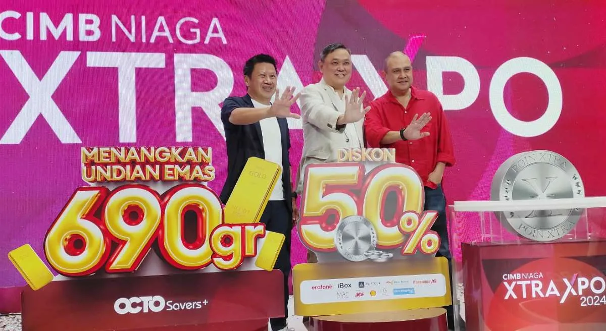 Meriahkan HUT ke-69, CIMB Niaga Apresiasi Loyalitas Nasabah dengan XTRA XPO 2024