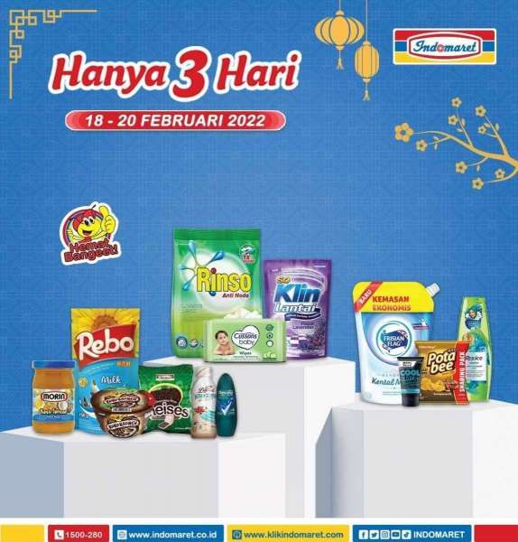 Katalog Promo Indomaret Hanya 3 Hari Periode 18-20 Februari 2022