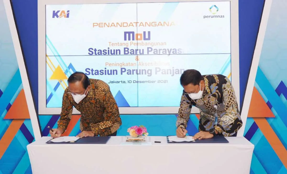 KAI dan Perumnas akan membangun stasiun baru di Parung Panjang
