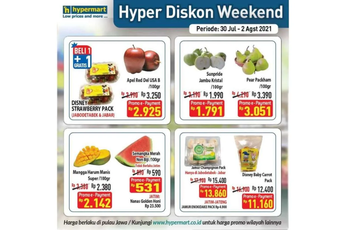 Promo JSM Hypermart 30 Juli – 2 Agustus 2021, diskonan akhir pekan!