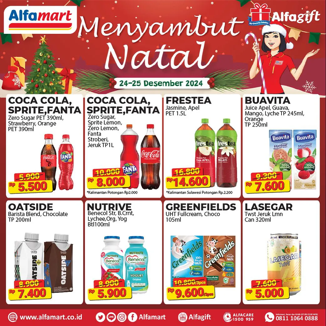 Promo Alfamart Spesial Natal Periode 24-25 Desember 2024
