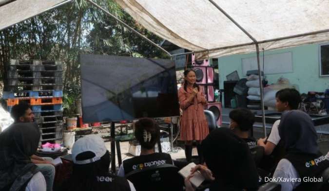 Xaviera Global Synergy-Cyber Waste Dorong Mahasiswa Kelola Sampah