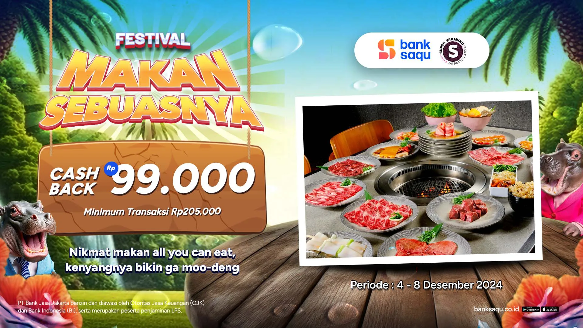 Promo Bank Saqu di Super Yakiniku