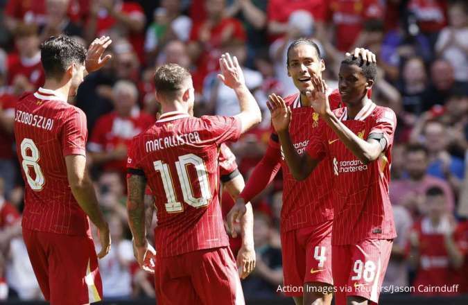 Liverpool Tahan Imbang Arsenal di Emirates, Mohamed Salah Jadi Pahlawan The Reds