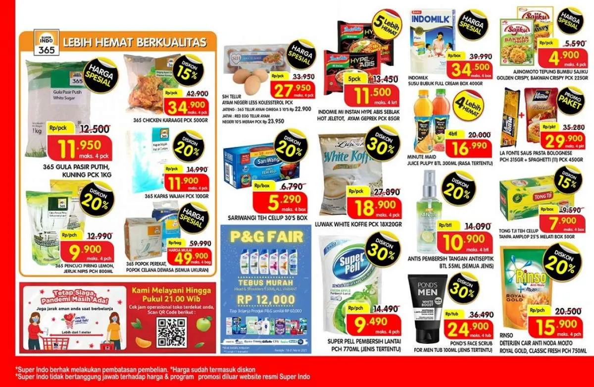 Promo Superindo Kamis 25 Maret 2021, sehari sebelum promo JSM!