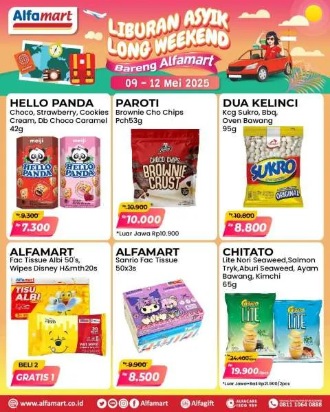 Promo Alfamart Long Weekend Periode 9-12 Mei 2025