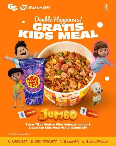 Promo Bakmi GM Gratis Kids Meal