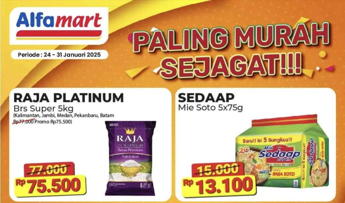 Promo Alfamart Paling Murah Sejagat 24-31 Januari 2025, Kitkat Tambah Rp2.000 Dapat 2