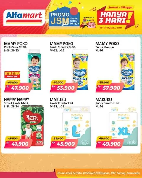 Promo JSM Alfamart Periode 8-10 Agustus 2025