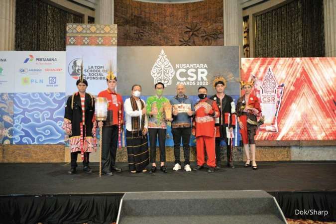 Sharp Electronics Indonesia Sabet 5 Penghargaan di CSR Nusantara Awards 2022