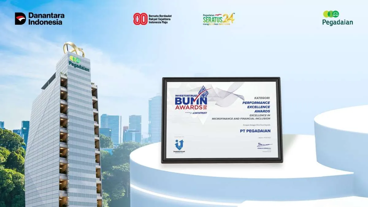 Pegadaian Raih Penghargaan Investortrust BUMN Awards 2025