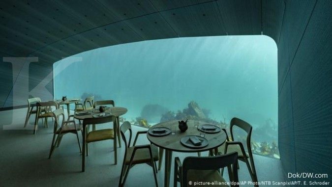 Restoran Bawah Laut Terbesar di Dunia Ada di Norwegia