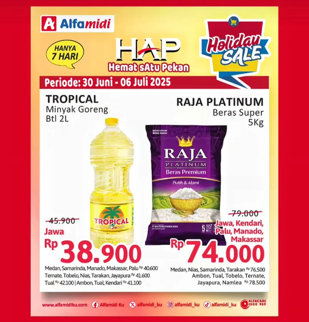 Promo Alfamidi Hemat Satu Pekan Periode 30 Juni-6 Juli 2025